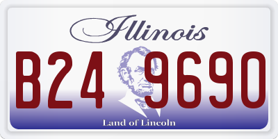 IL license plate B249690