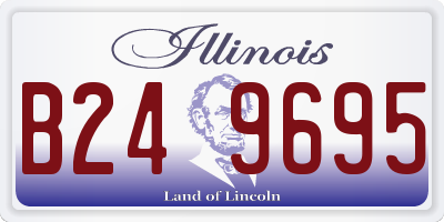 IL license plate B249695