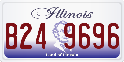 IL license plate B249696