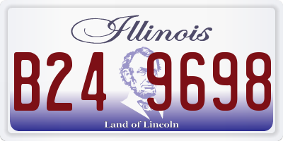 IL license plate B249698
