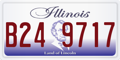 IL license plate B249717