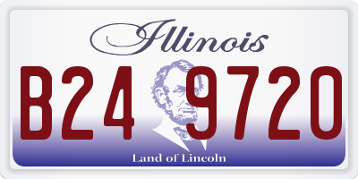 IL license plate B249720