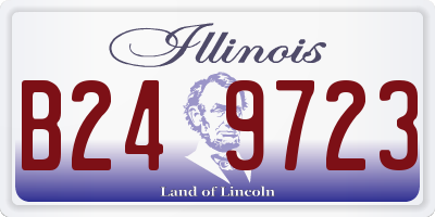 IL license plate B249723