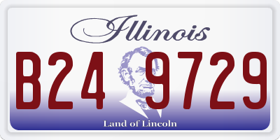 IL license plate B249729
