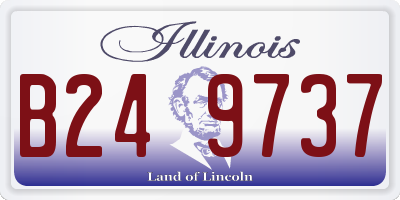 IL license plate B249737