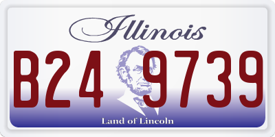 IL license plate B249739