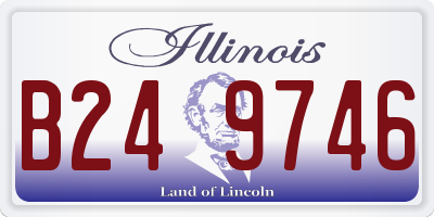 IL license plate B249746