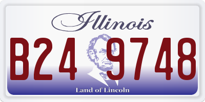 IL license plate B249748