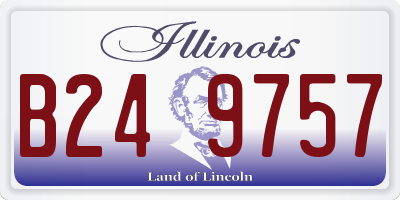 IL license plate B249757