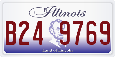 IL license plate B249769