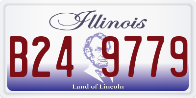 IL license plate B249779