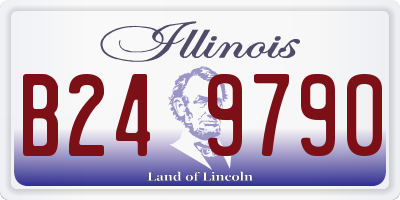 IL license plate B249790