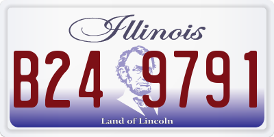 IL license plate B249791