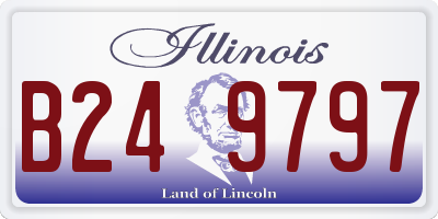 IL license plate B249797
