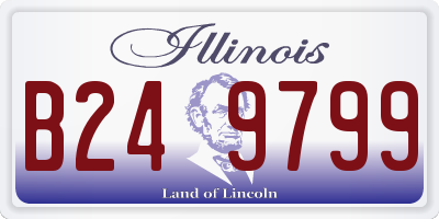 IL license plate B249799