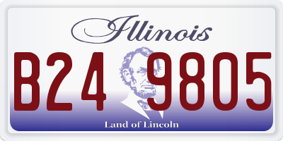 IL license plate B249805