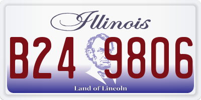 IL license plate B249806
