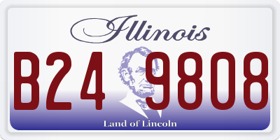 IL license plate B249808