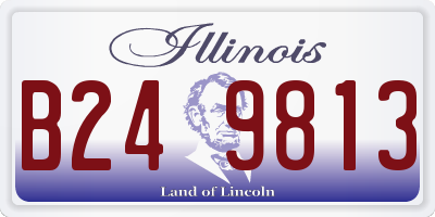 IL license plate B249813