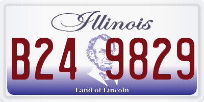 IL license plate B249829