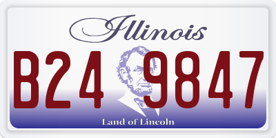 IL license plate B249847