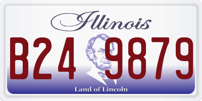 IL license plate B249879
