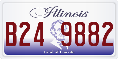 IL license plate B249882