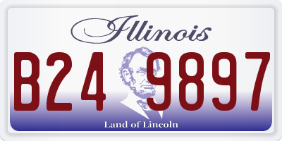 IL license plate B249897