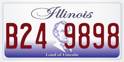 IL license plate B249898