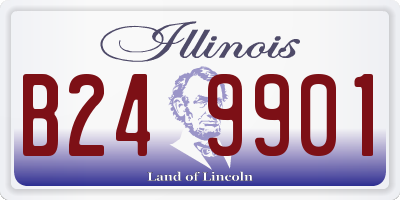 IL license plate B249901