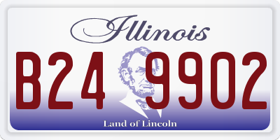 IL license plate B249902