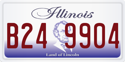 IL license plate B249904
