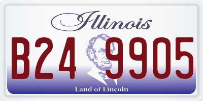 IL license plate B249905