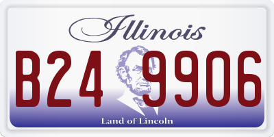 IL license plate B249906