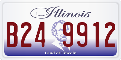IL license plate B249912