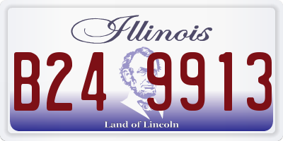 IL license plate B249913