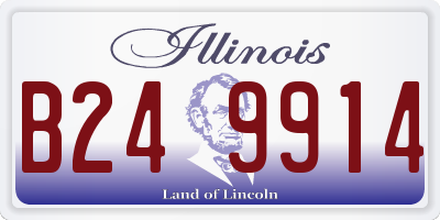 IL license plate B249914