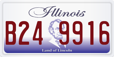 IL license plate B249916