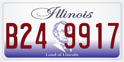 IL license plate B249917