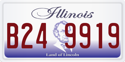 IL license plate B249919