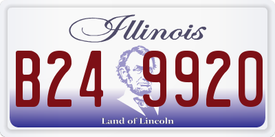 IL license plate B249920