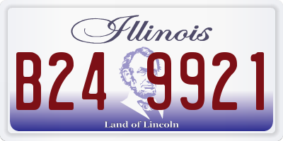 IL license plate B249921