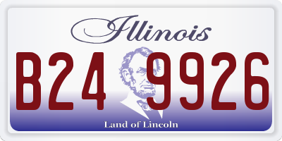 IL license plate B249926