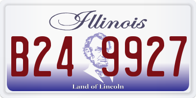 IL license plate B249927