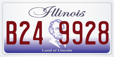 IL license plate B249928