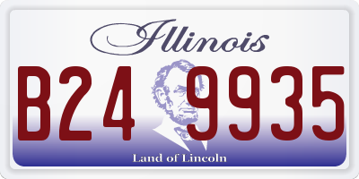 IL license plate B249935
