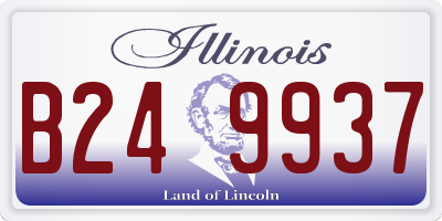 IL license plate B249937