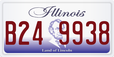 IL license plate B249938