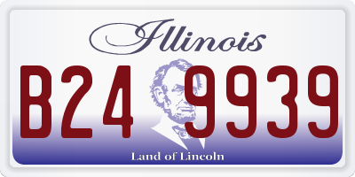 IL license plate B249939