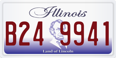 IL license plate B249941